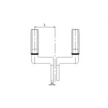 Type de Stylet Compression Terminal Clamp